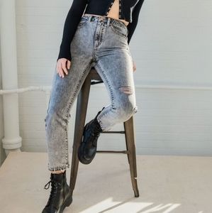 Garage High Waisted Mom Jeans